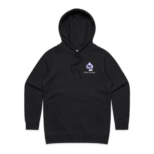 Women's Hoodie Purple Spade Thumbnail