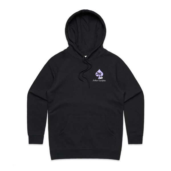 Women's Hoodie Purple Spade Thumbnail
